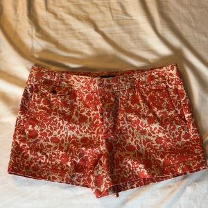 Floral print shorts
